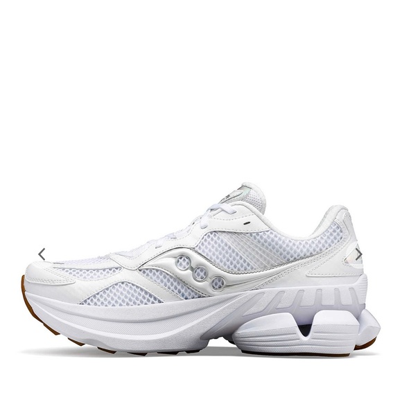 Saucony Grid NXT unisex white sneakers 11.5 used once - Picture 5 of 11